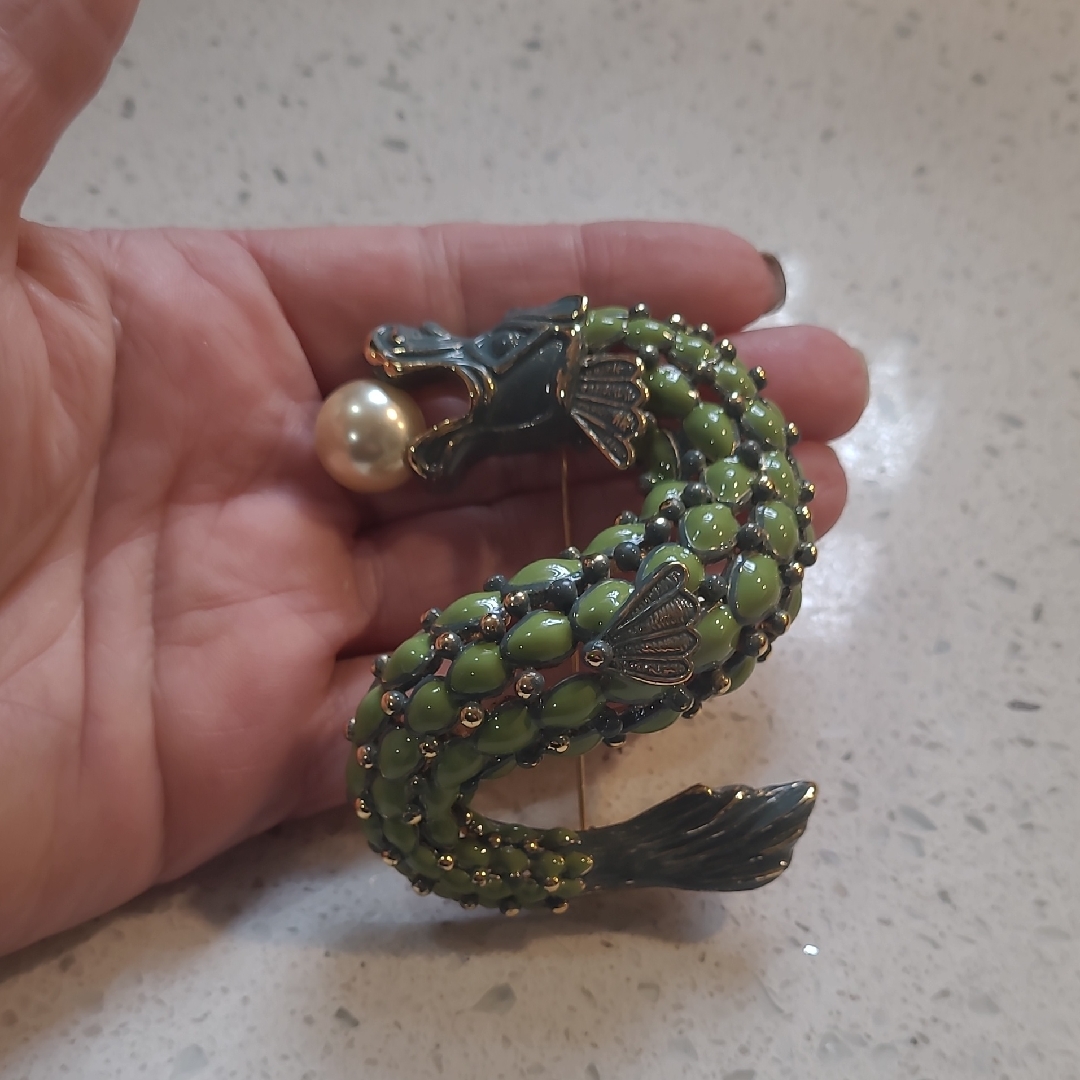 Fabulous Chinese Dragon Large Brooch Catwalk Jon